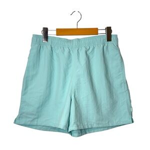 Aritzia TNA Adriatic Aqua Blue Big Easy 5” Athletic Nylon Workout Running Shorts